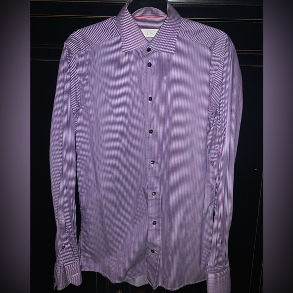 Eton slim fit dress shirt size 15.5 - Picture 3 of 6